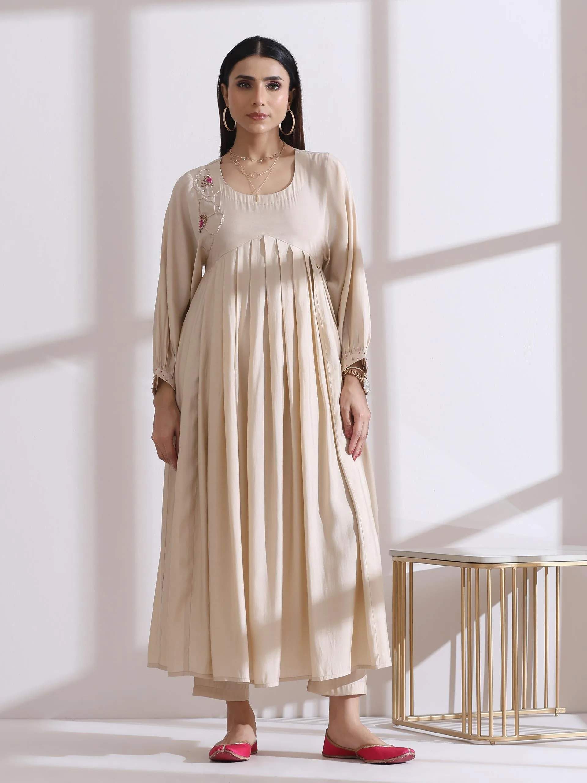1 Pc Airskin Cream Pants