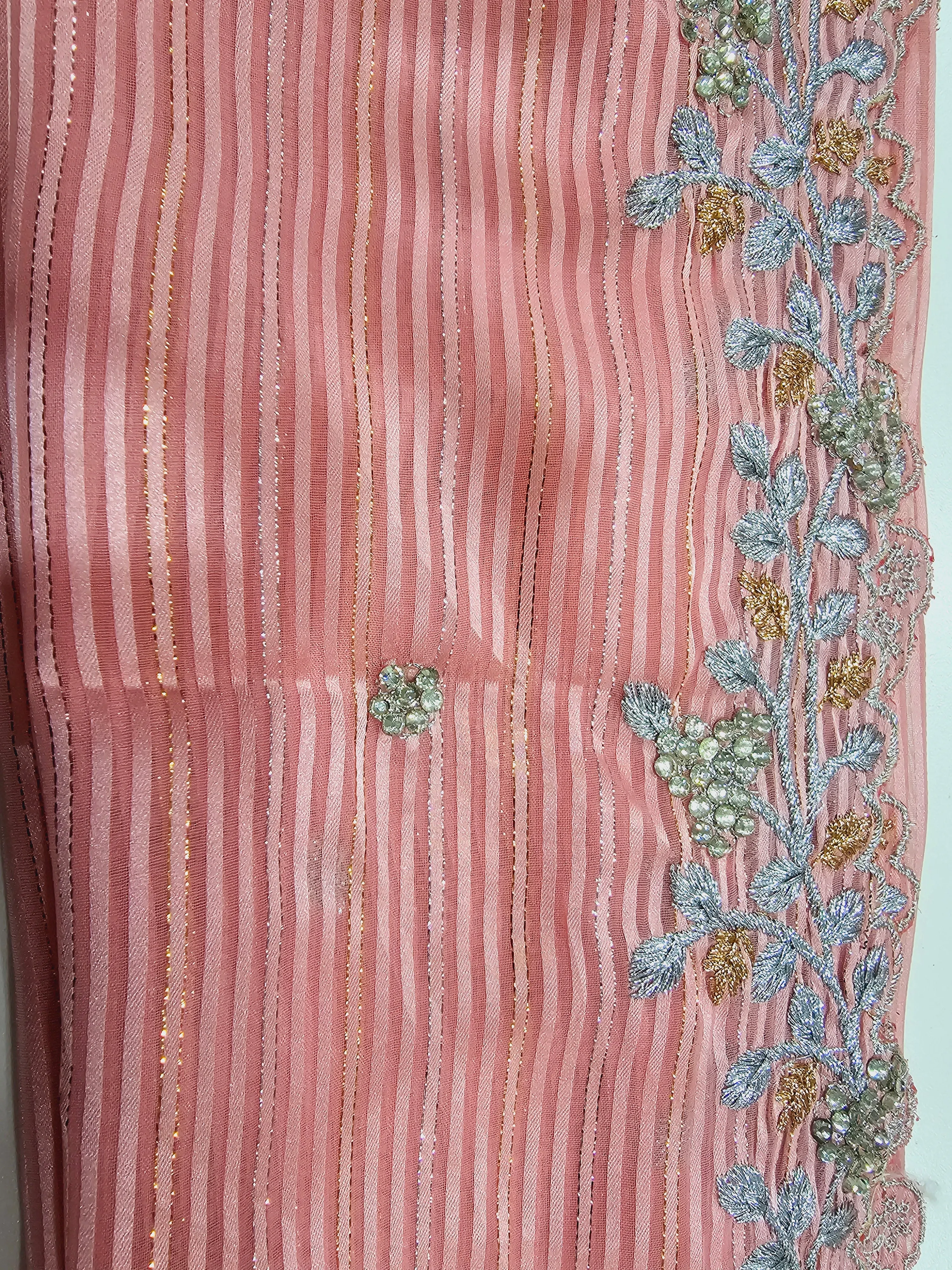 10-15 yrs - Net Embroidered Lehanga Set