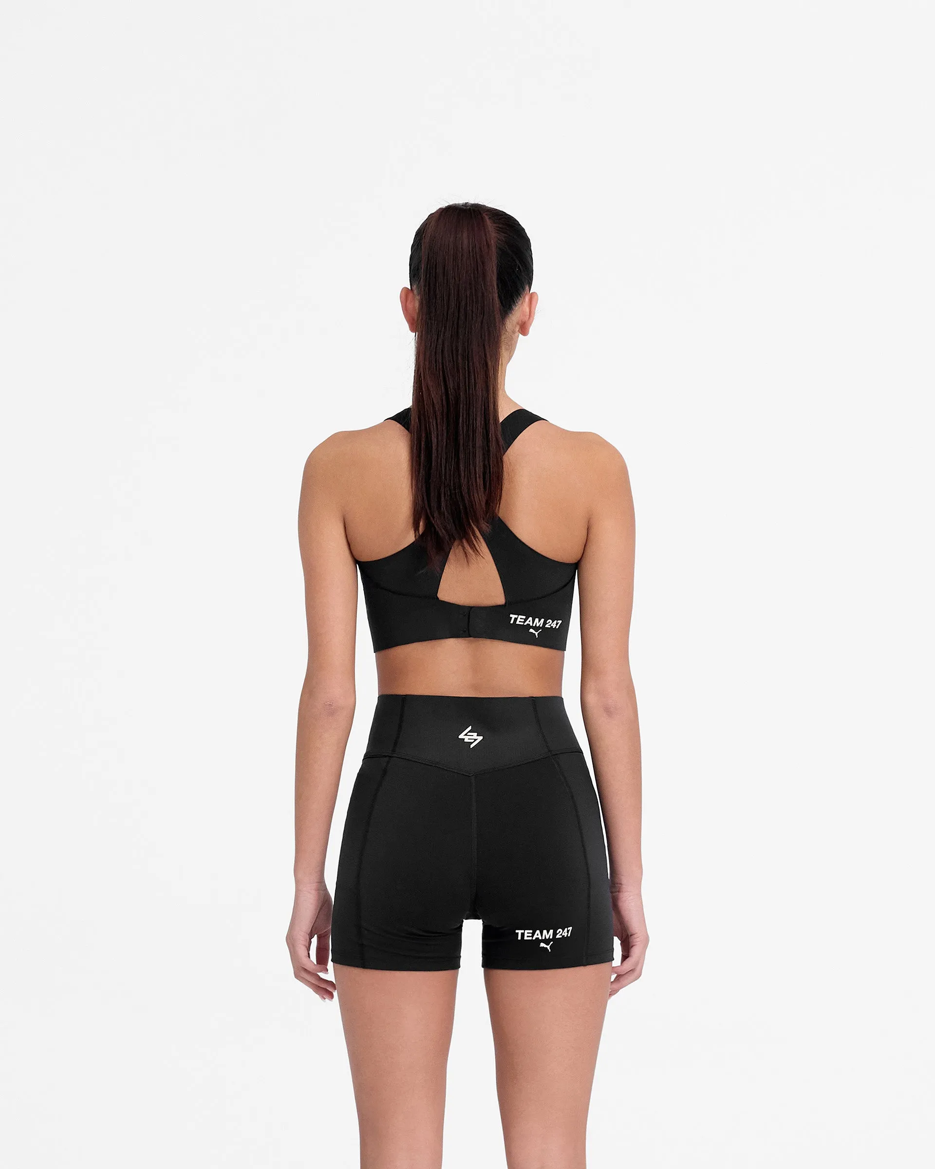 247 X Puma Women's Shapeluxe Sports Bra - Black