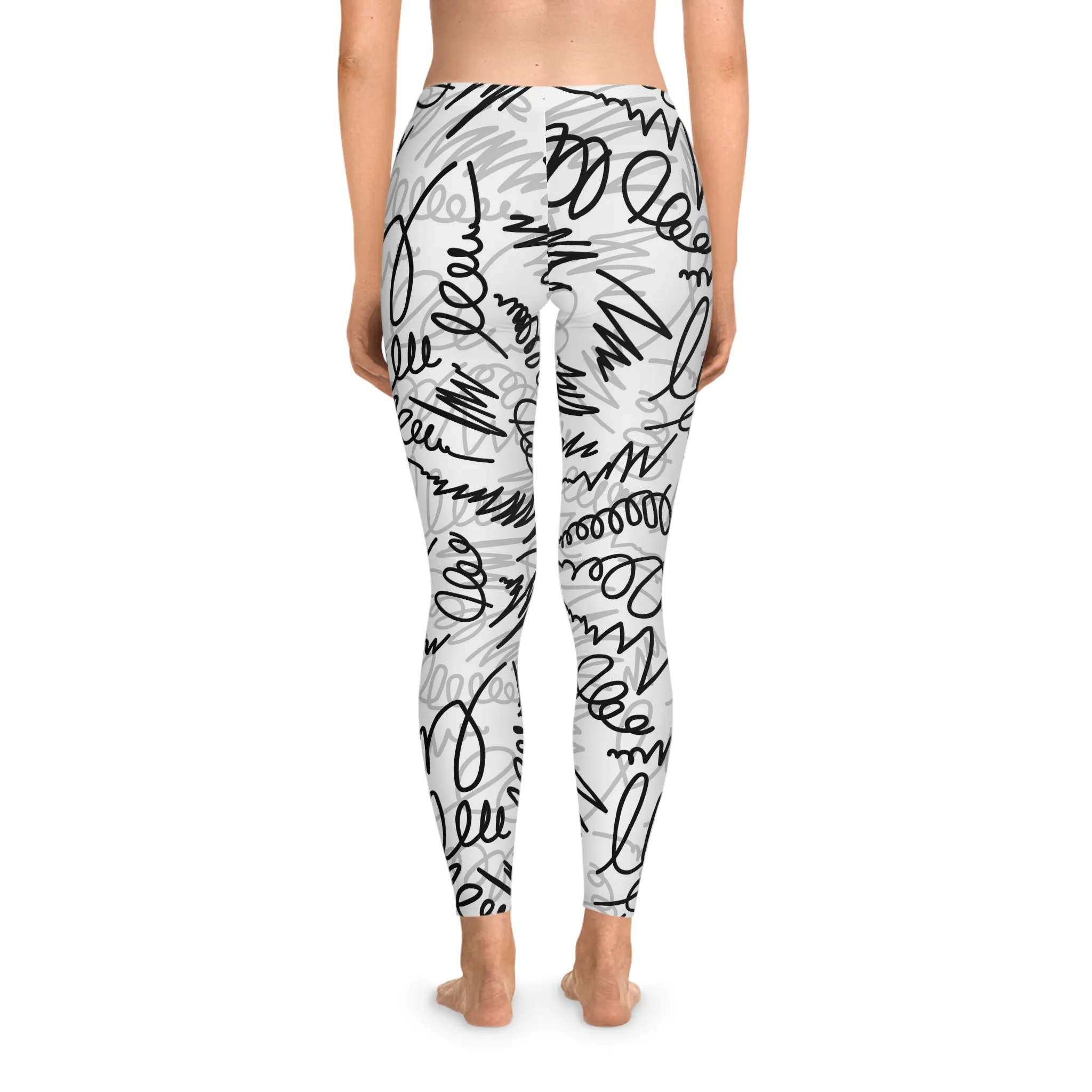 Abstract Alley Graffiti Leggings