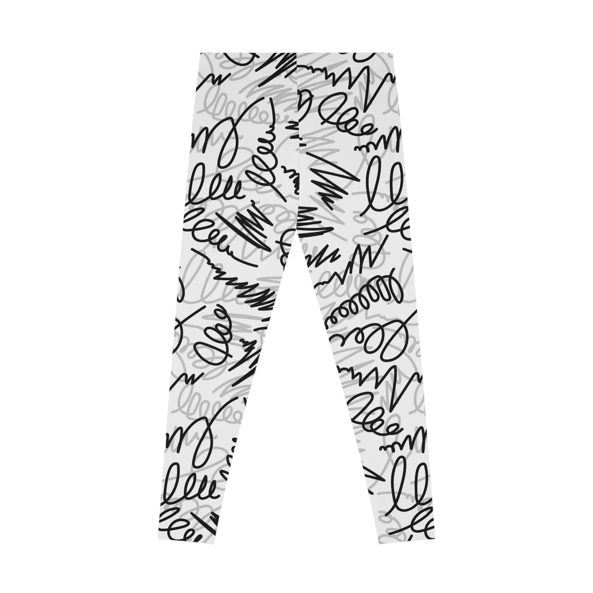 Abstract Alley Graffiti Leggings
