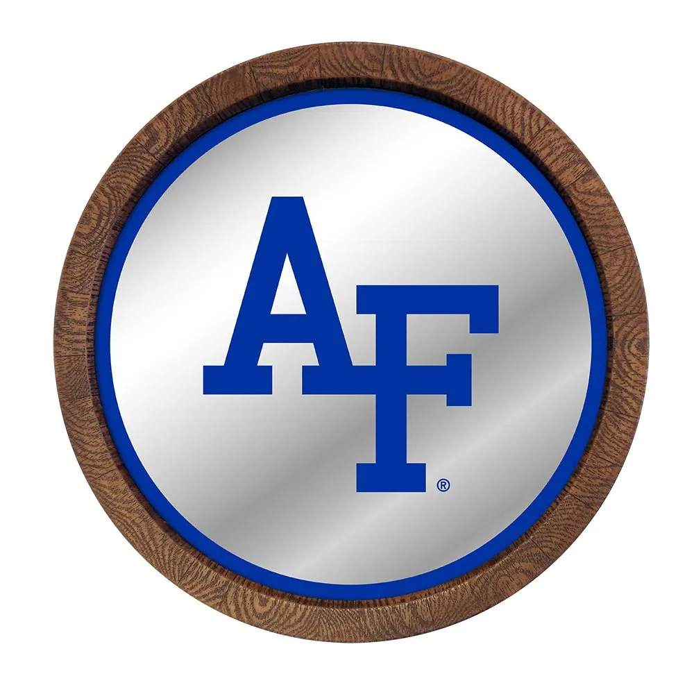 Air Force Falcons: Mirrored Barrel Top Mirrored Wall Sign