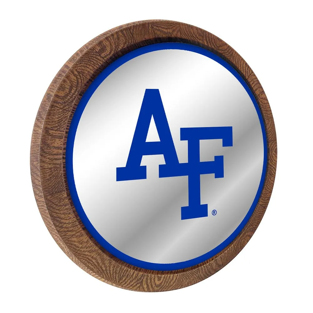 Air Force Falcons: Mirrored Barrel Top Mirrored Wall Sign