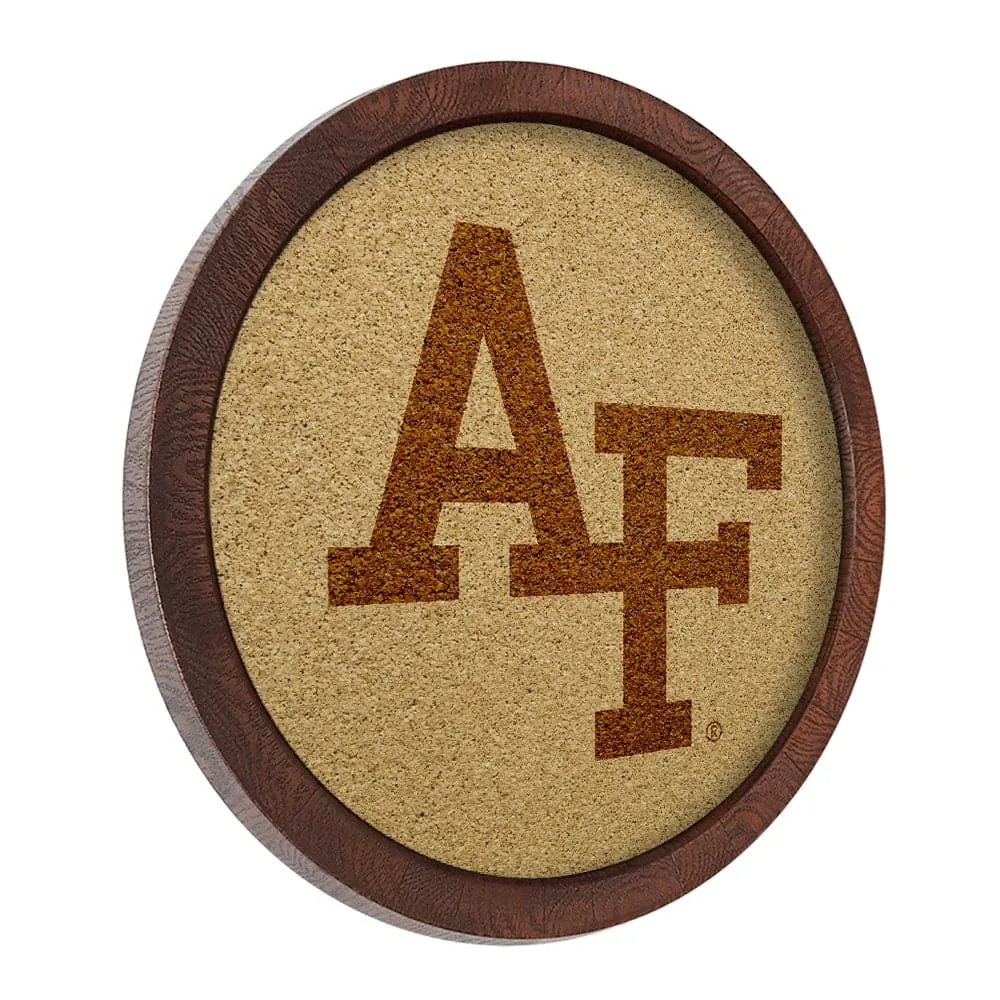 Air Force Falcons: "Faux" Barrel Top Cork Note Board