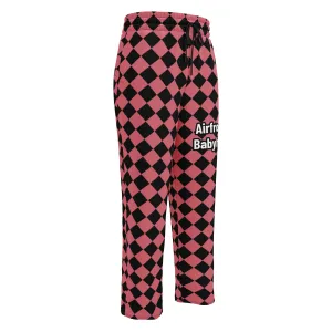 Airfros And Babyhairs Carbaret Checkered Wide Leg Joggers