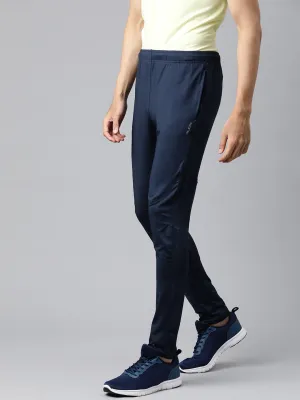 Alcis Men Navy Blue Solid Track Pants