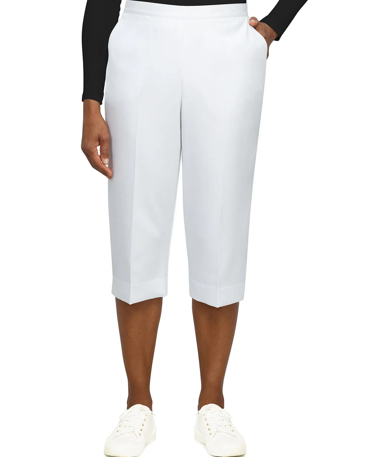 Alfred Dunner Microfiber Capri