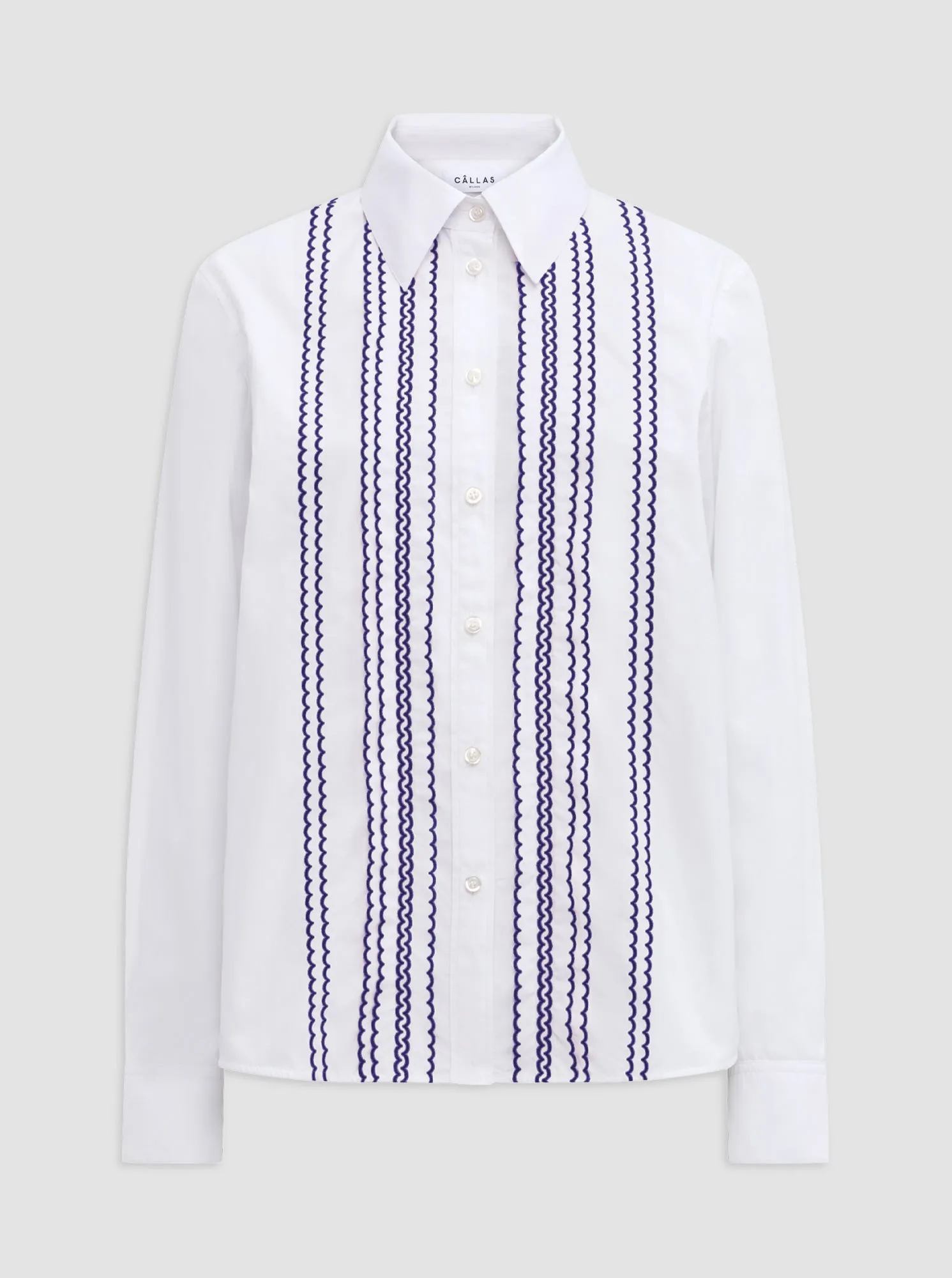 ARLETTY Embroidered shirt White