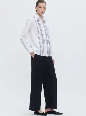 ARLETTY Embroidered shirt White