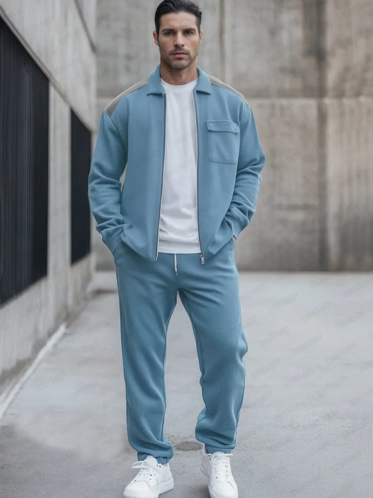 Athleisure Color Block 2-Piece Outfit