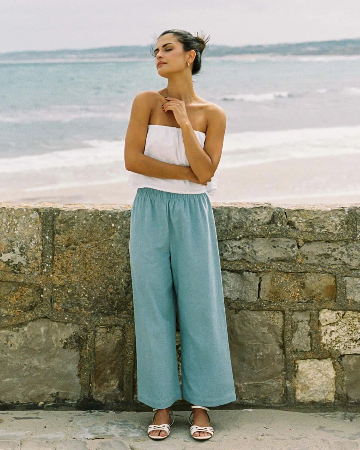 Aura Pants | Light Denim