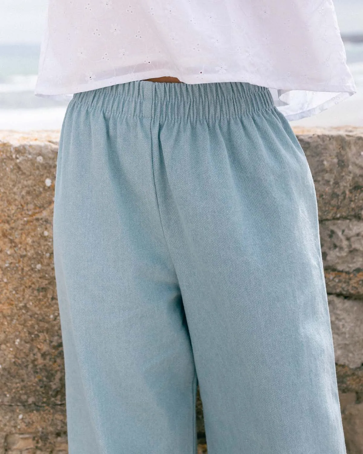 Aura Pants | Light Denim