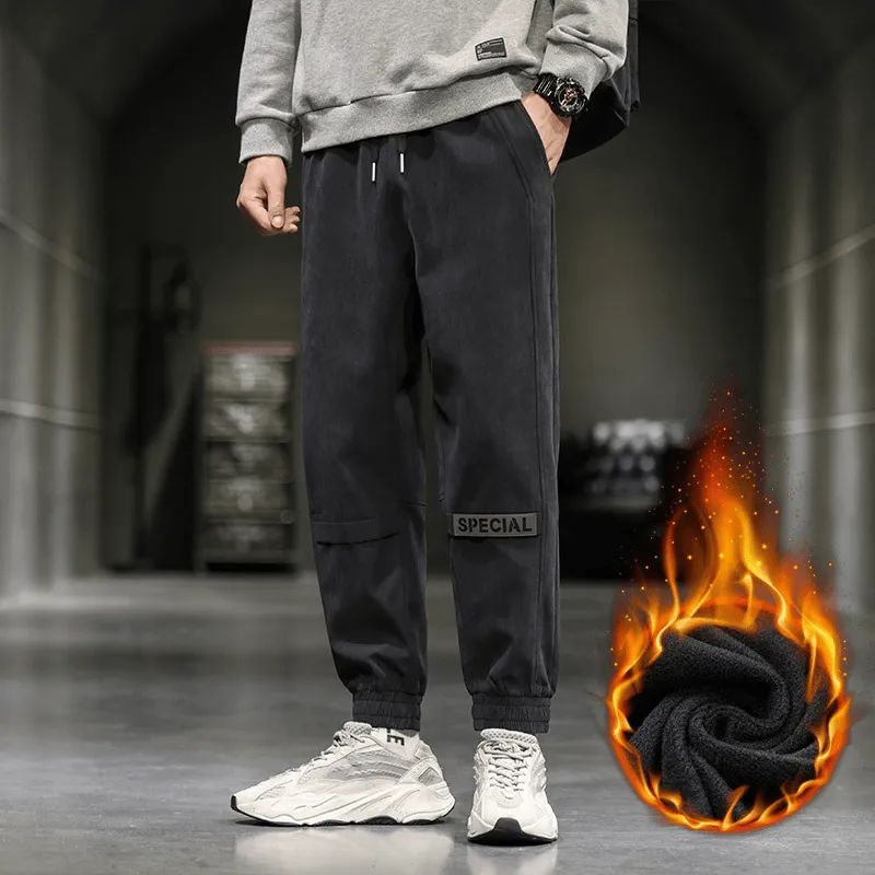 Autumn and Winter Overalls Youth Sports Pants Men'S Trousers