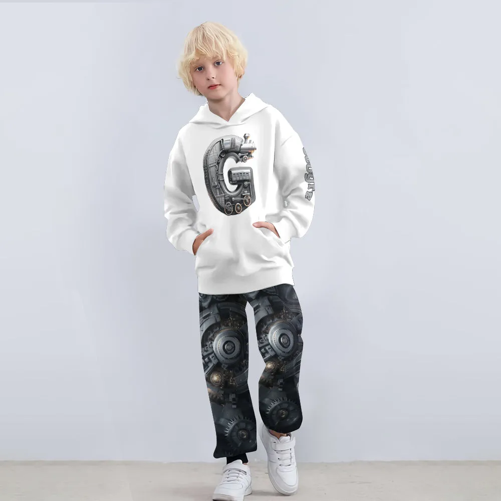 Awesome Train - Personalized Kid Hoodie & Kid Jogger Sweatpants