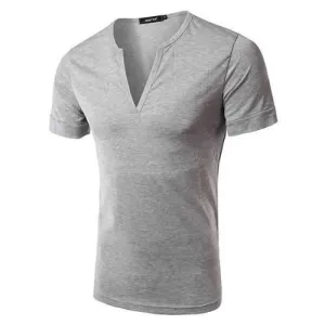 Basic V-neck Casual T shirt