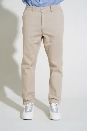 Beige Jogger Fit Men's Stylish Pant