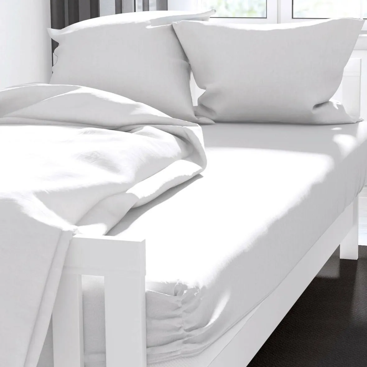 Belledorm 400TC Egyptian Cotton Sheets - White