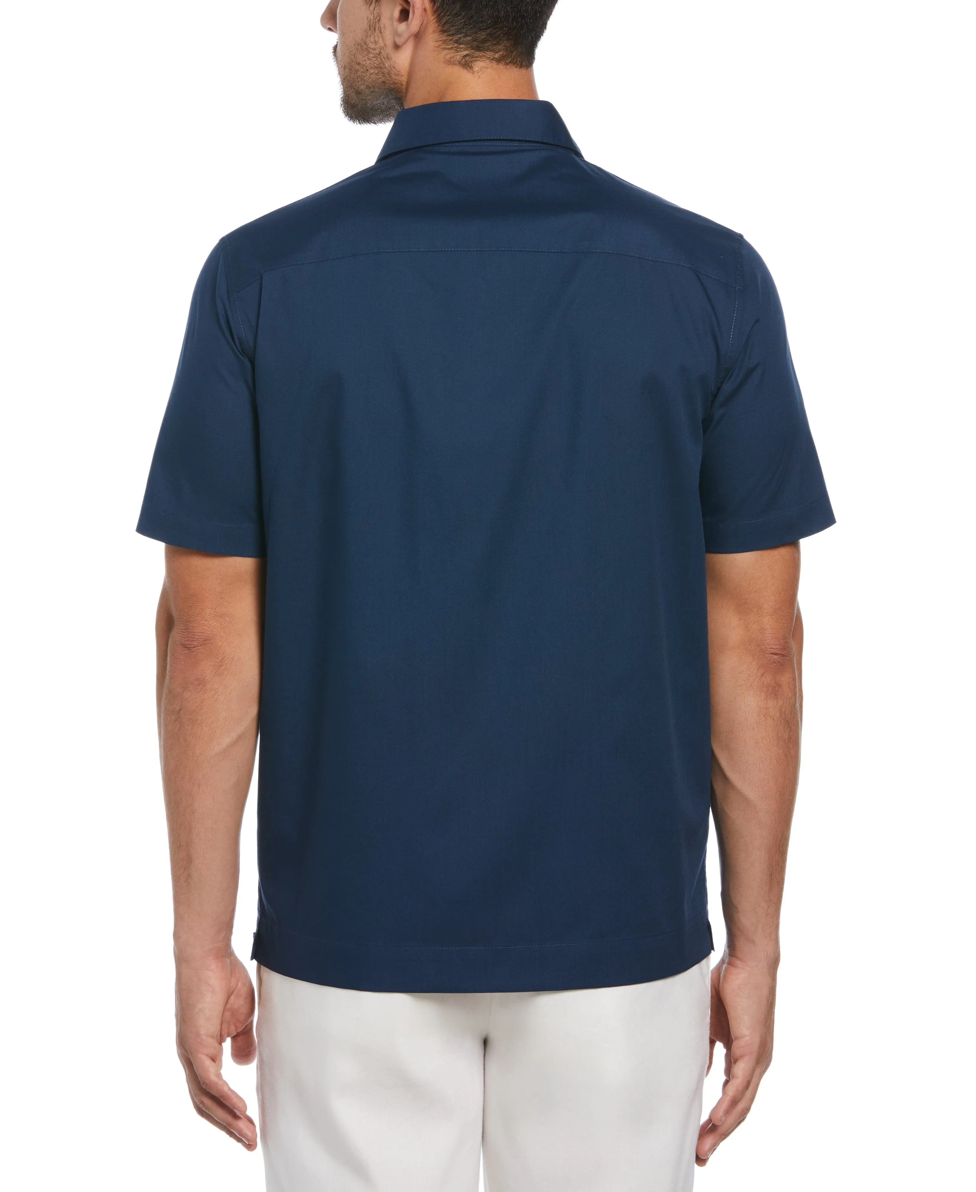 Big & Tall Authentic Embroidered Guayabera Shirt