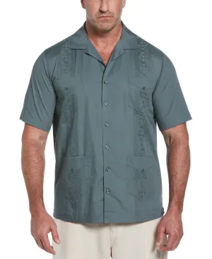 Big & Tall Authentic Embroidered Guayabera Shirt