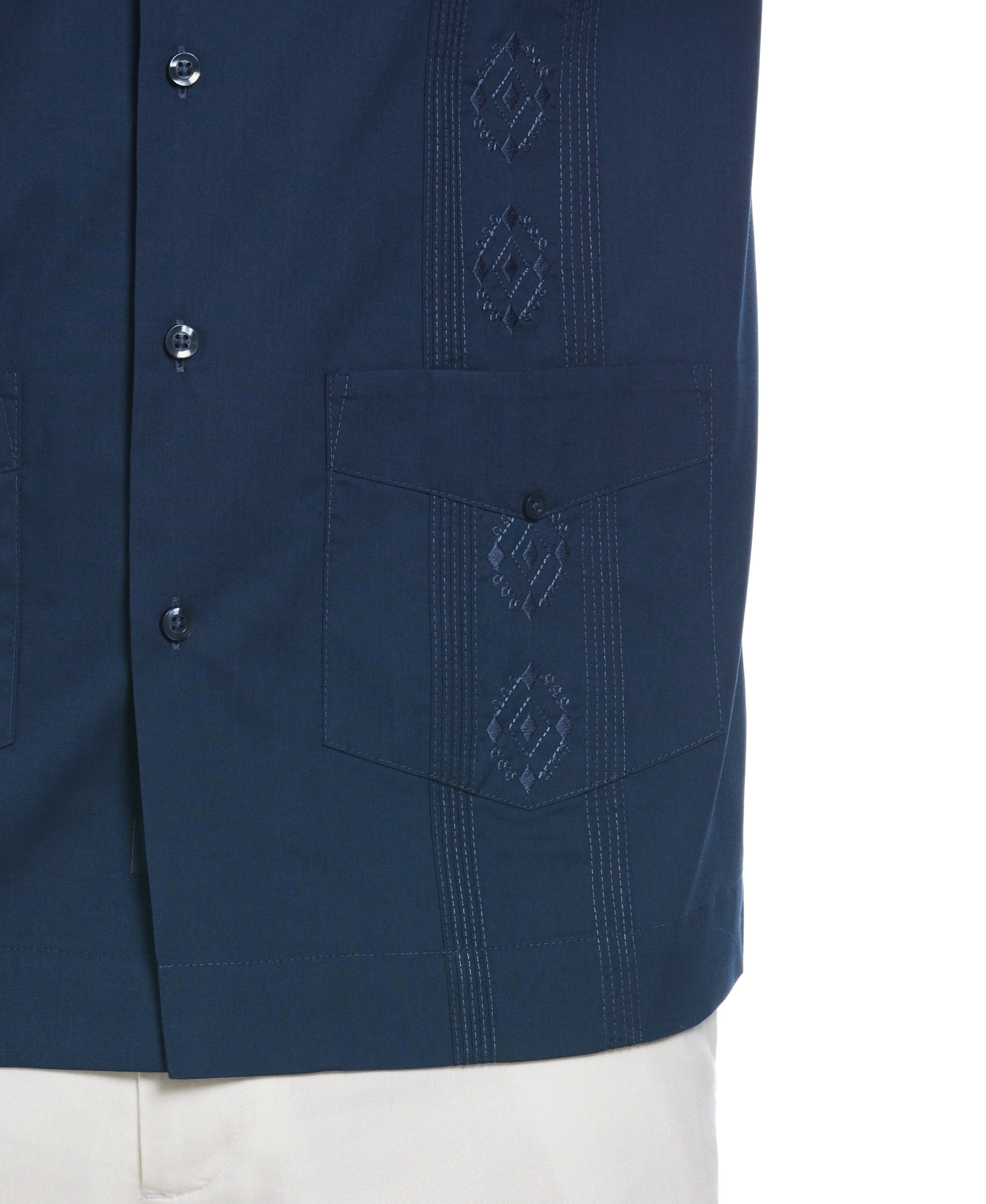 Big & Tall Authentic Embroidered Guayabera Shirt