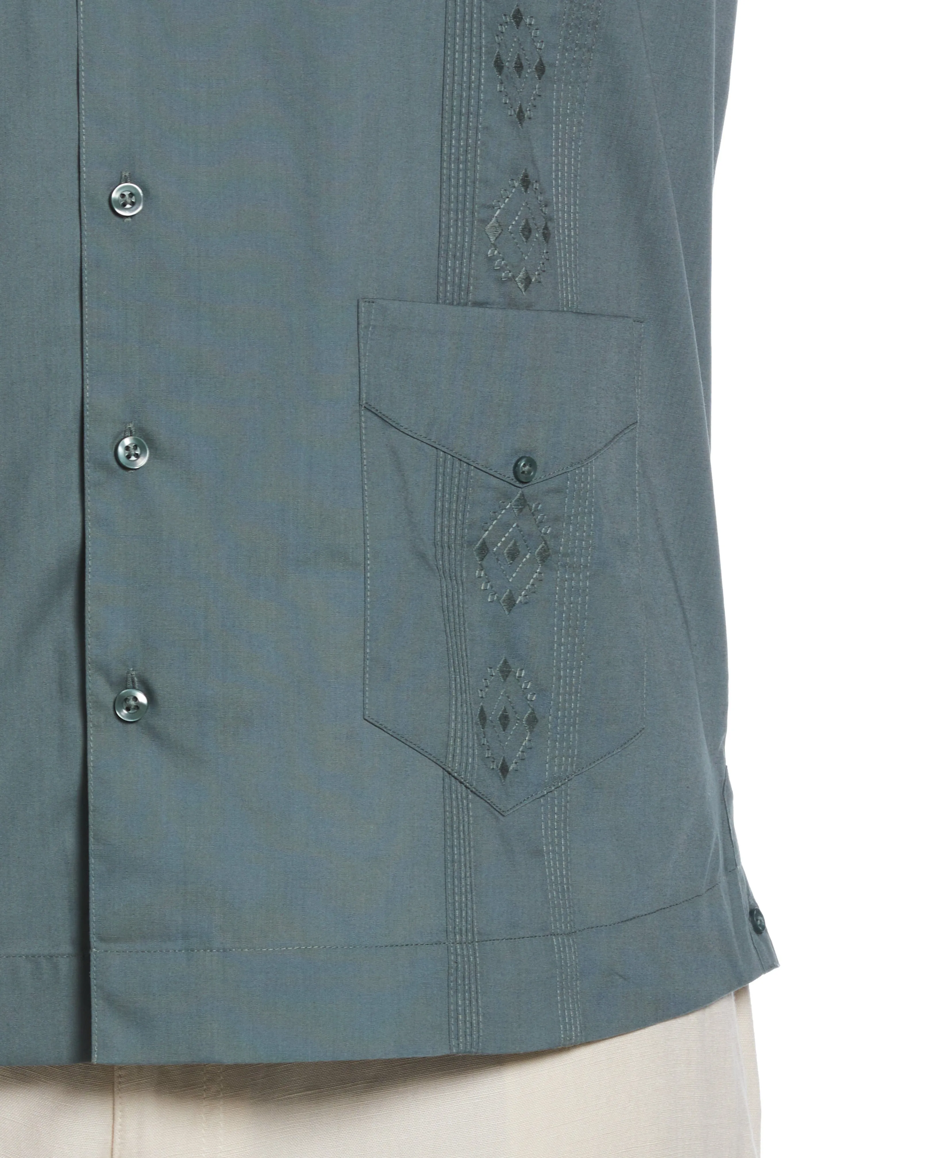 Big & Tall Authentic Embroidered Guayabera Shirt