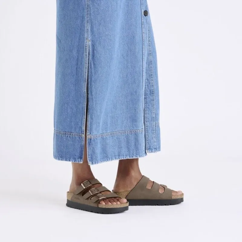 Birkenstock Florida Flex Platform - Mocha Birkibuc