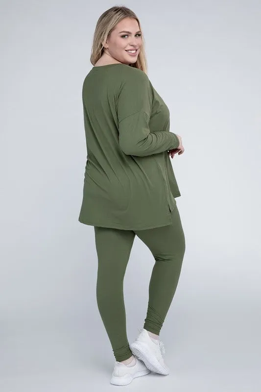 Brushed DTY Microfiber Loungewear Set