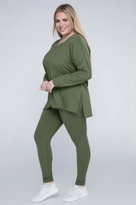 Brushed DTY Microfiber Loungewear Set