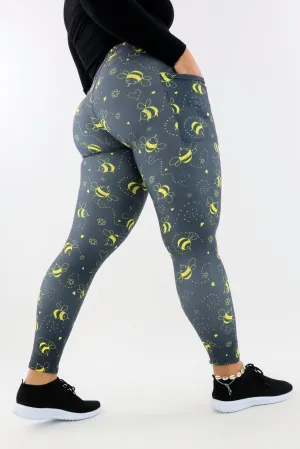 Bumble Bee - Casual - Regular Full Leggings - Pockets