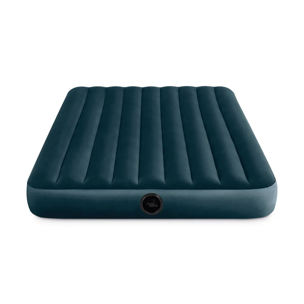 Camping Inflatable Air Mattress Flocked Airbed Sleeping Queen Size Blow-Up Bed