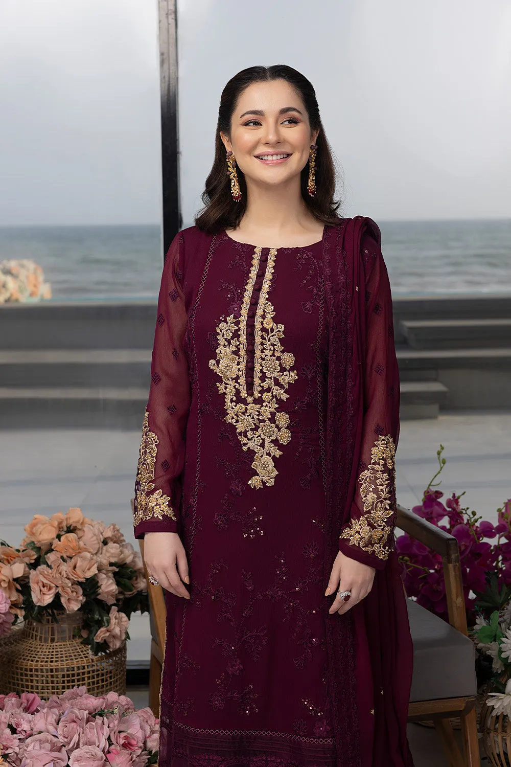 Carnelian |  Azure Ensembles Chiffon 3PCS 2023