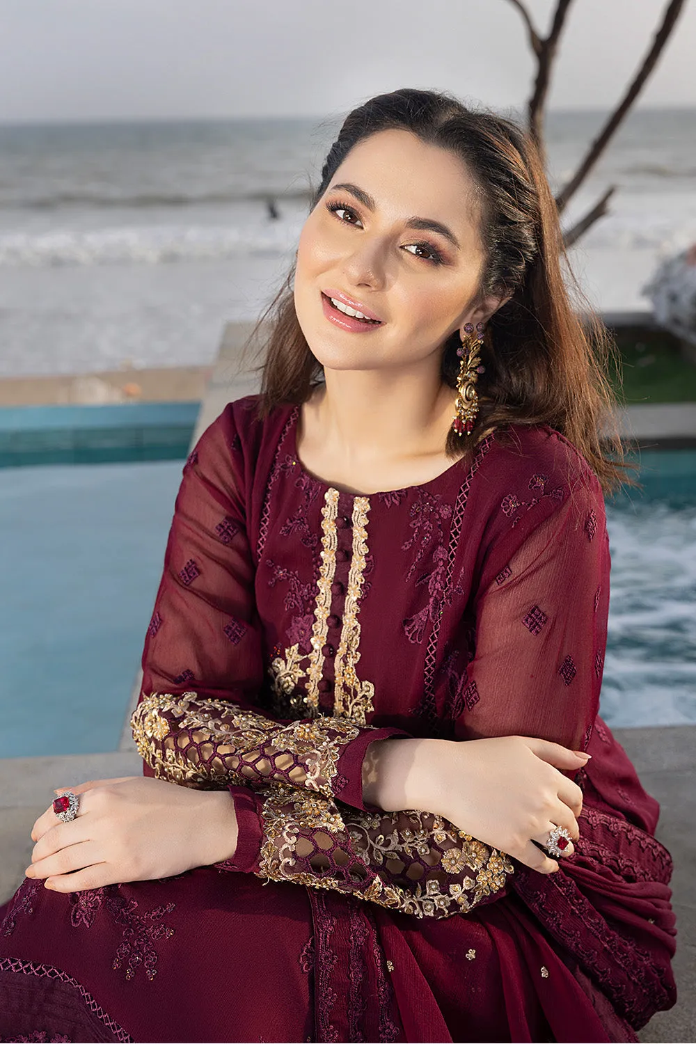 Carnelian |  Azure Ensembles Chiffon 3PCS 2023