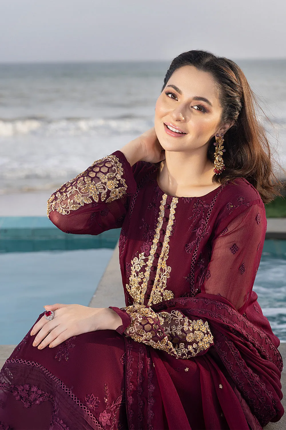 Carnelian |  Azure Ensembles Chiffon 3PCS 2023