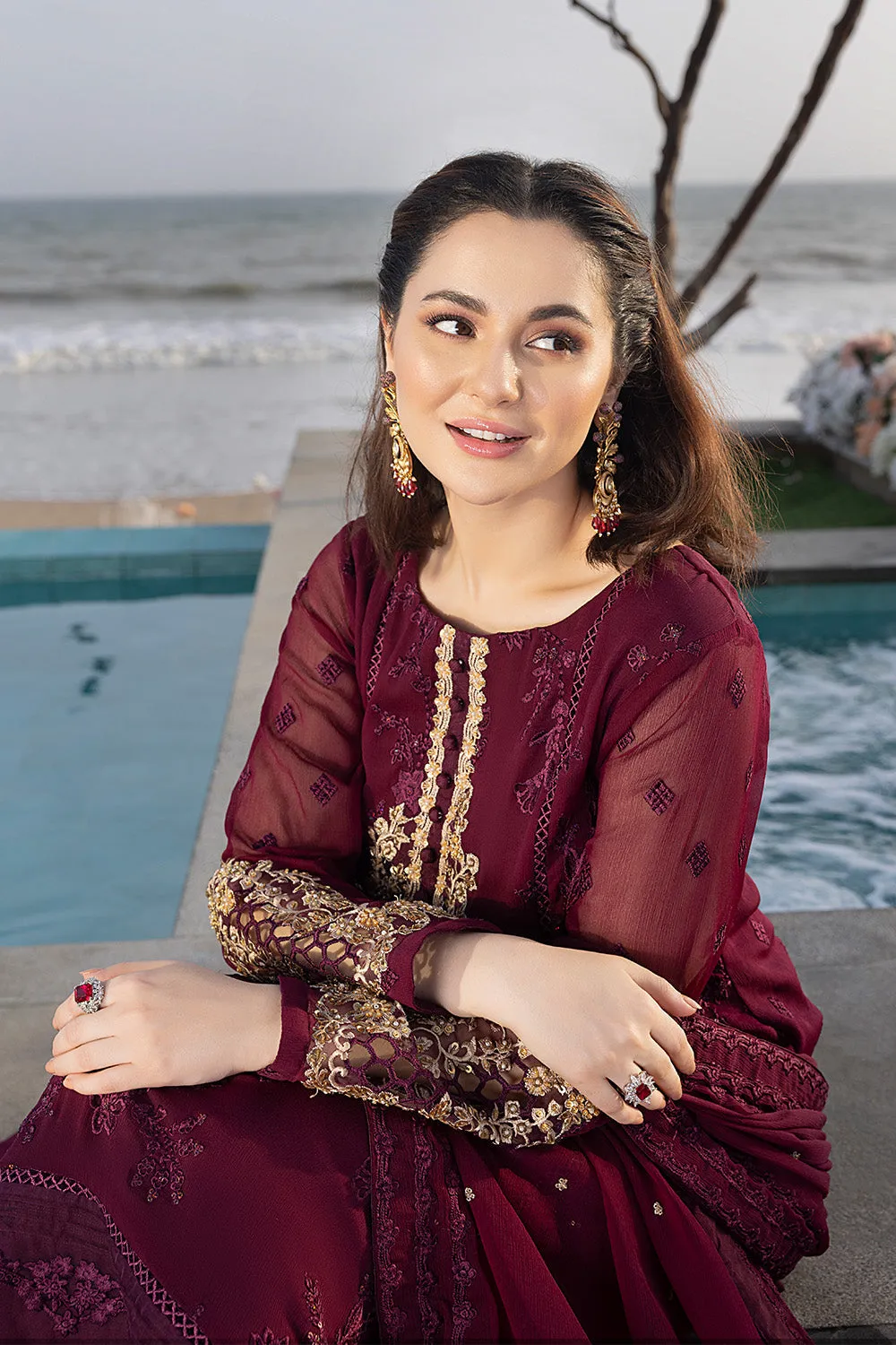 Carnelian |  Azure Ensembles Chiffon 3PCS 2023