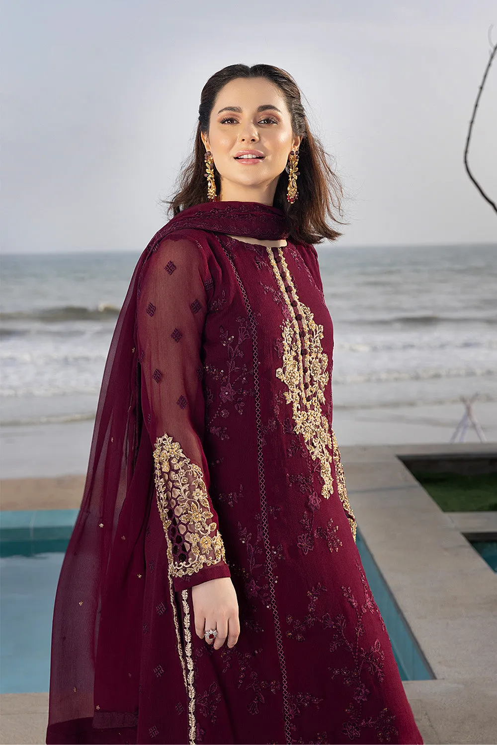 Carnelian |  Azure Ensembles Chiffon 3PCS 2023