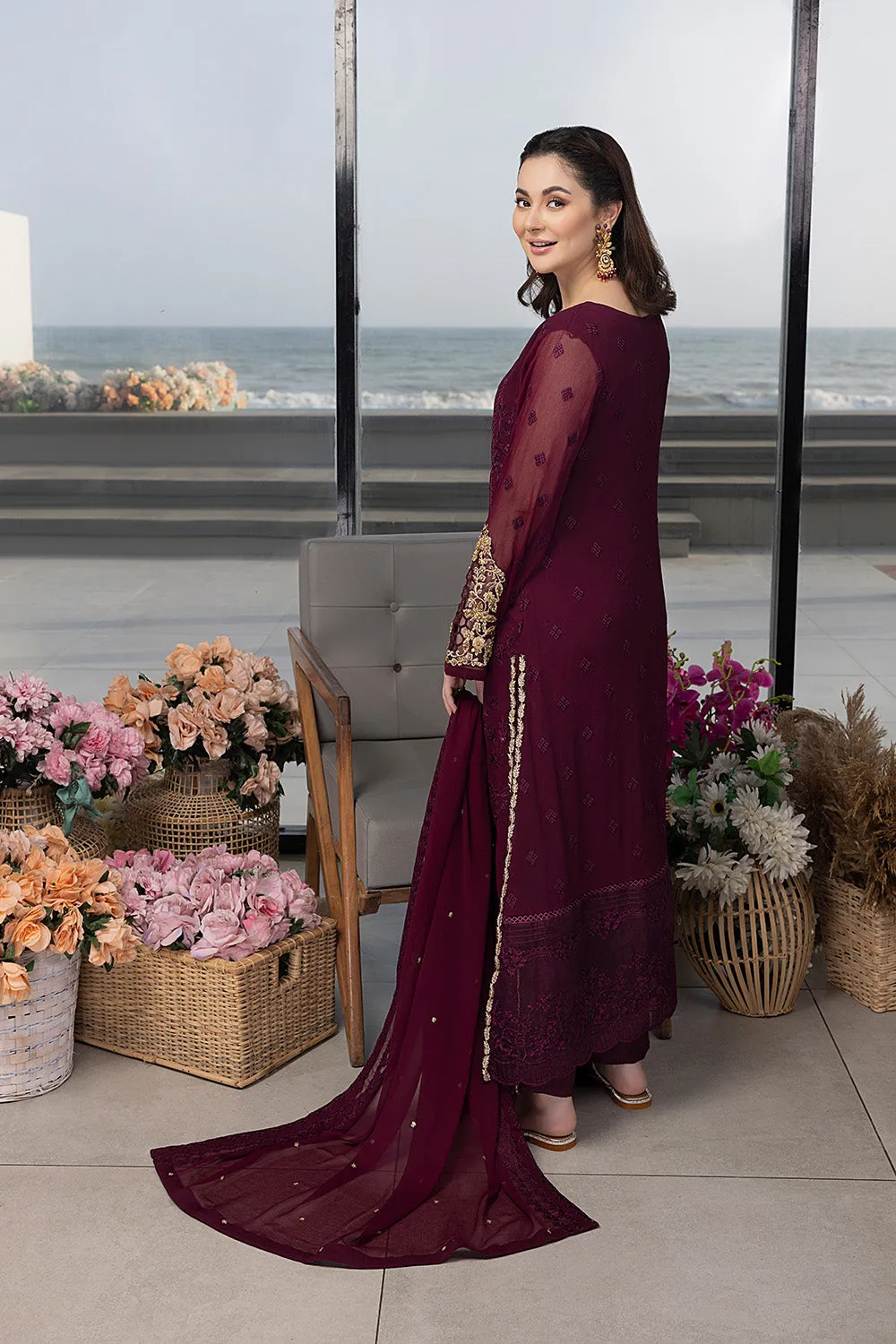 Carnelian |  Azure Ensembles Chiffon 3PCS 2023