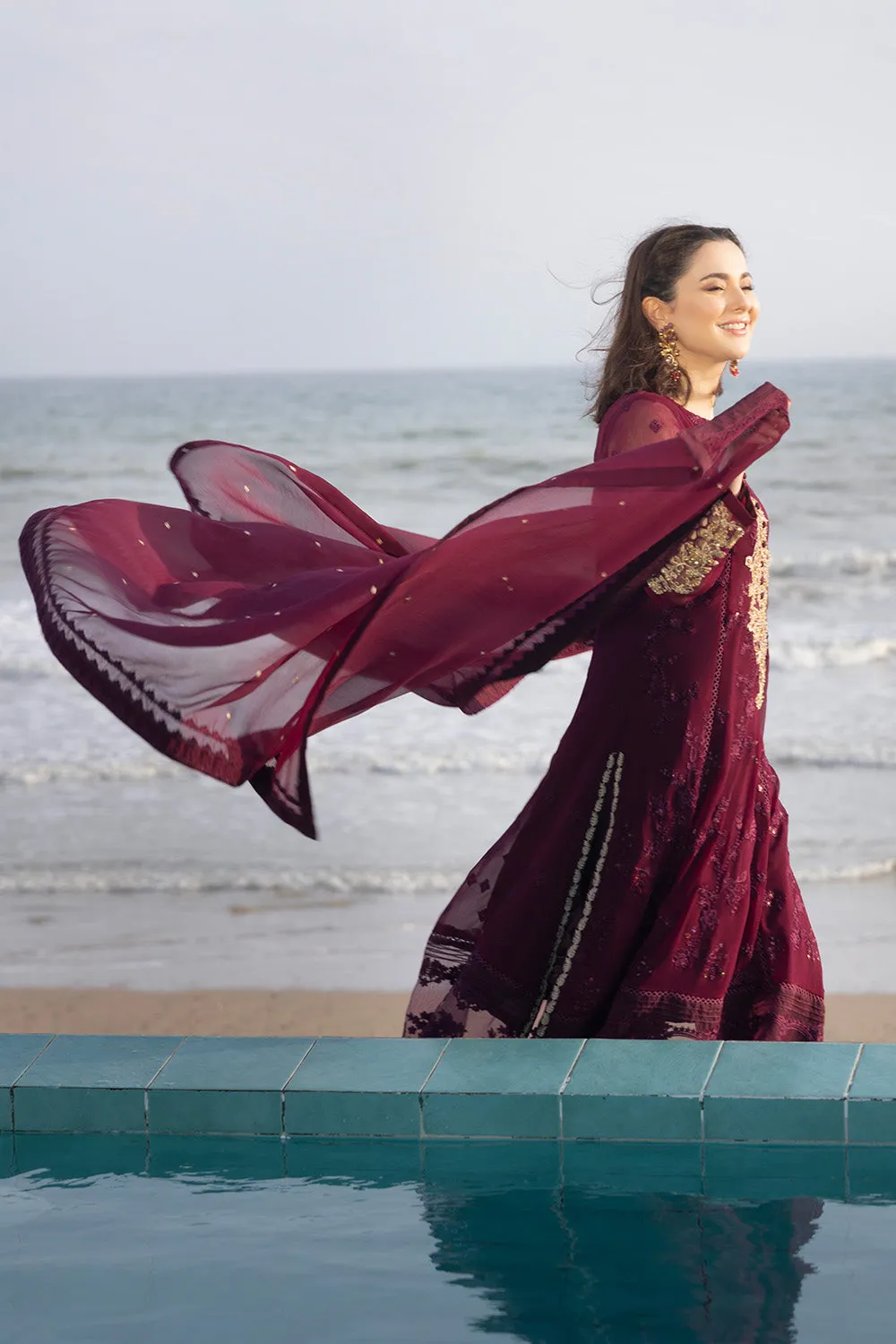Carnelian |  Azure Ensembles Chiffon 3PCS 2023