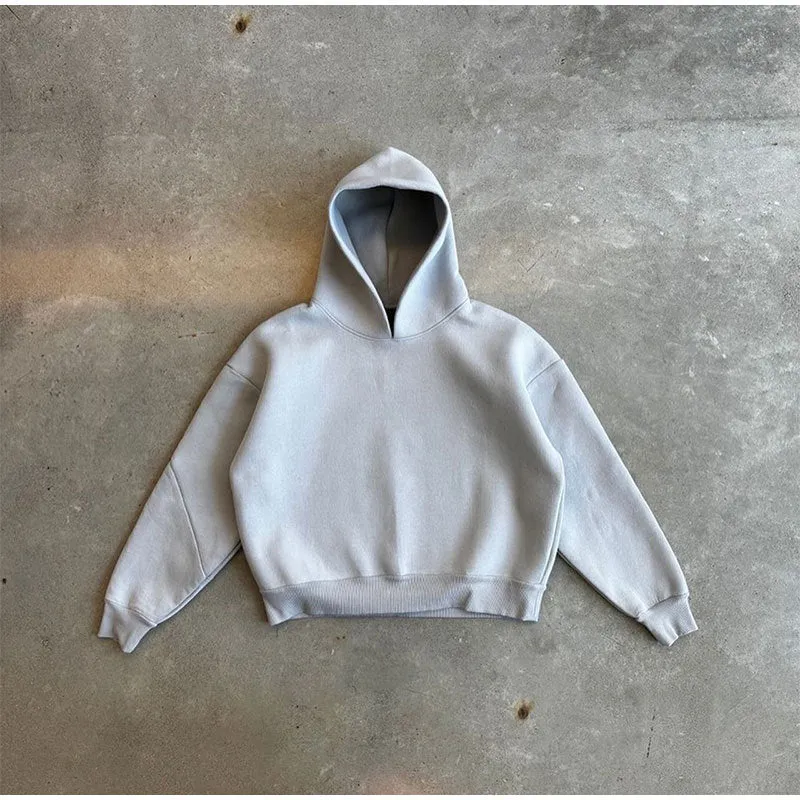 Casual Cotton Blend Hoodie Sweatpants Set