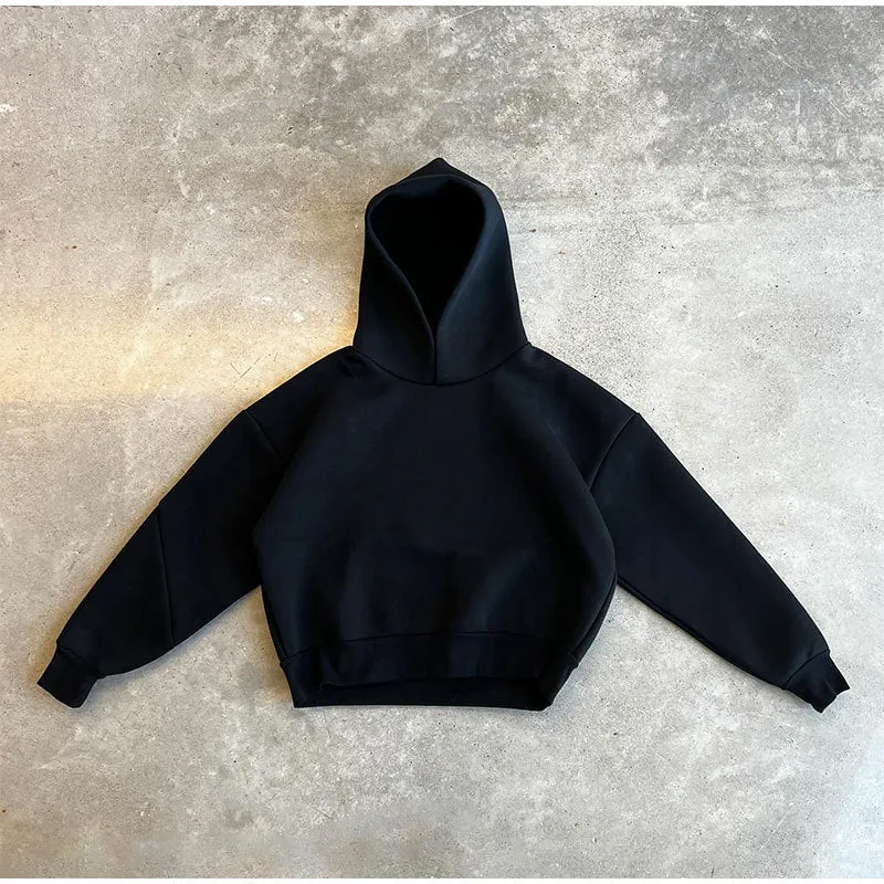 Casual Cotton Blend Hoodie Sweatpants Set