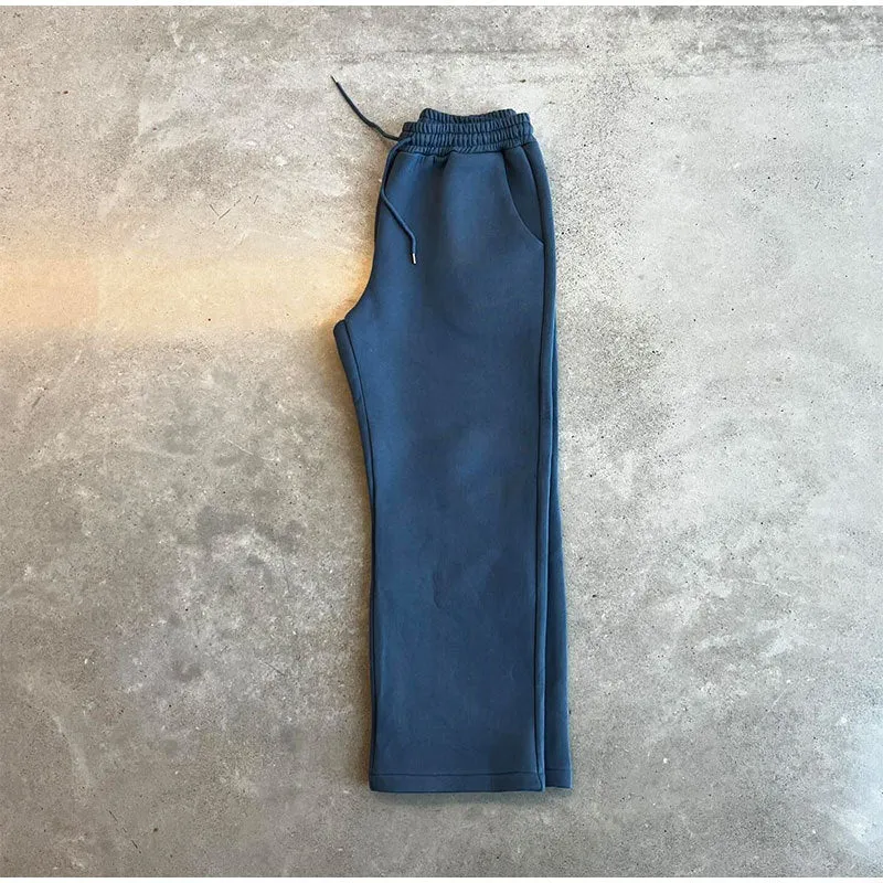 Casual Cotton Blend Hoodie Sweatpants Set