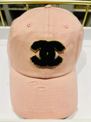 {CC10} Designer Inspired Dad Hat - Blush Pink