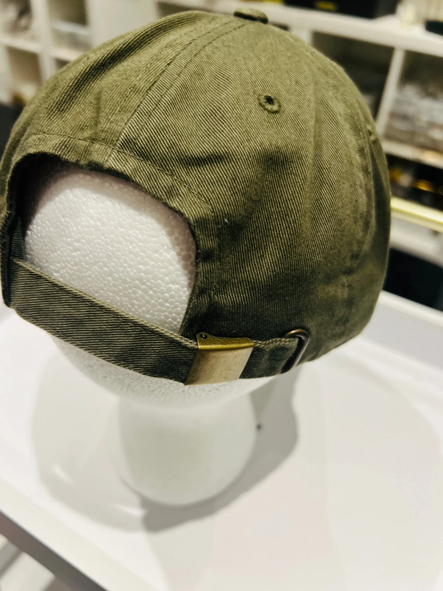 {CC15} Designer Inspired Dad Hat - Olive Green