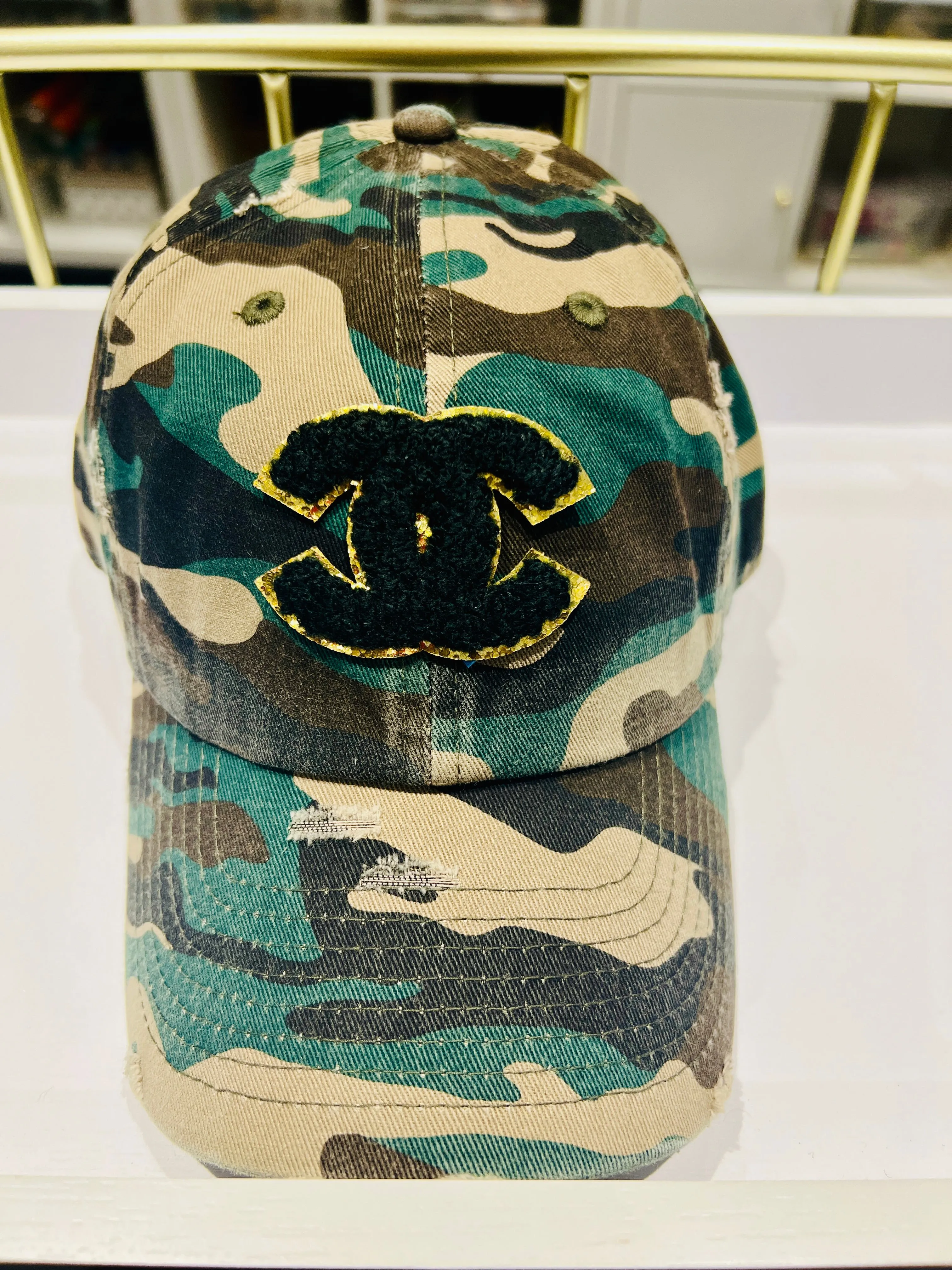 {CC7} Designer Inspired Dad Hat - Camo