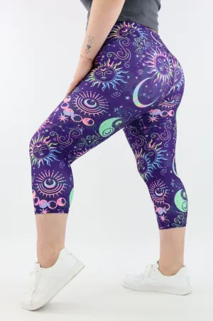 Celestial Soul - Casual - Capri Leggings