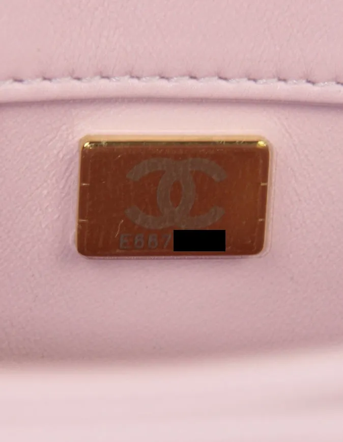 Chanel NWT 2024 Pink Lambskin Quilted Trendy CC