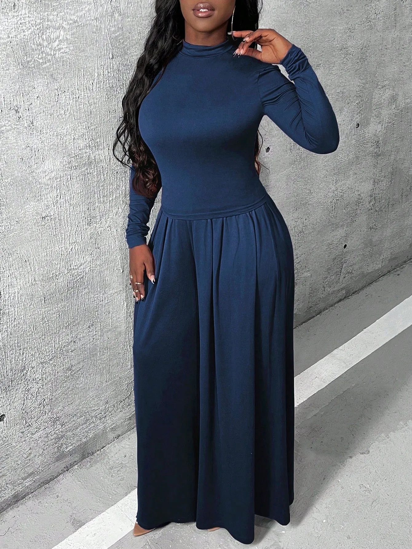 Charmaine Knitted Shirt And Wide Leg Pants Set
