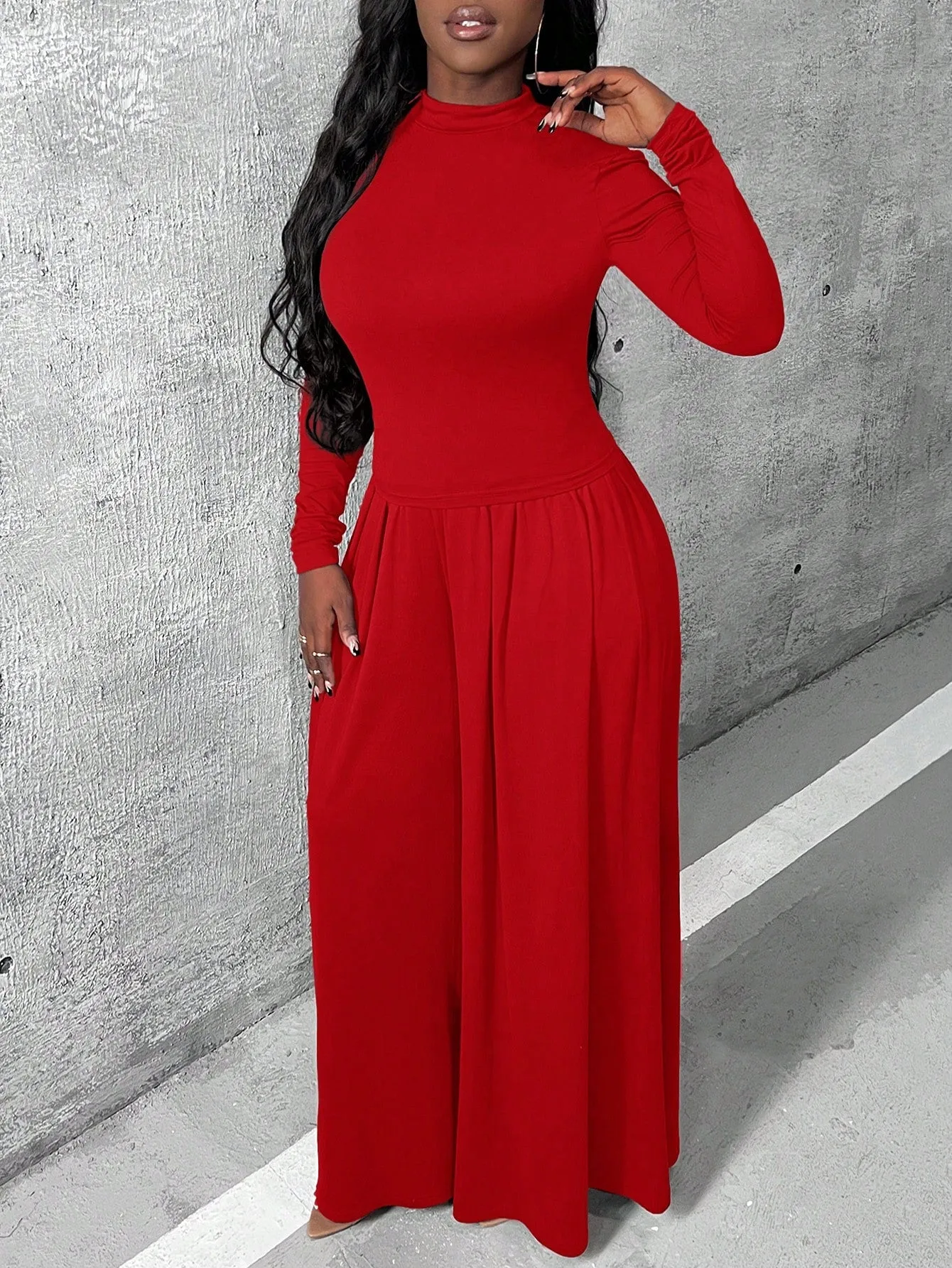 Charmaine Knitted Shirt And Wide Leg Pants Set