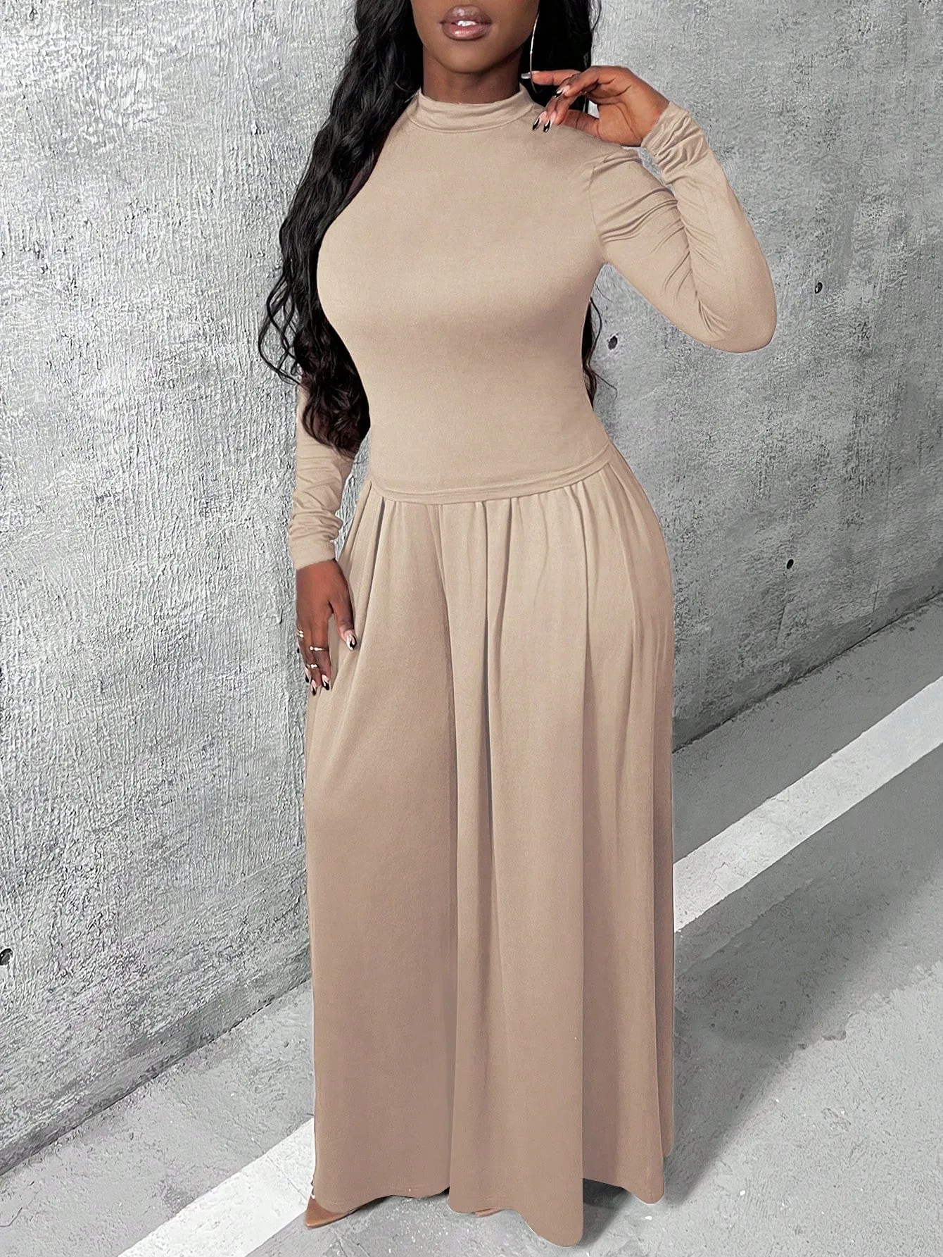 Charmaine Knitted Shirt And Wide Leg Pants Set