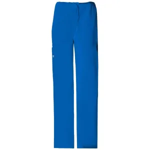 Cherokee Workwear Core Stretch 4043 Scrubs Pants Unisex Drawstring Cargo Royal