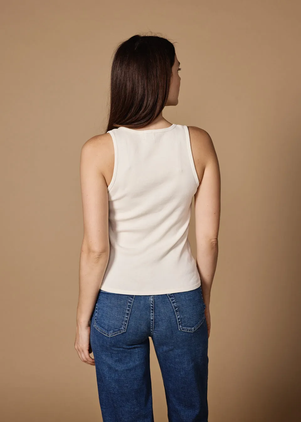 Classic Tank Top || Off White